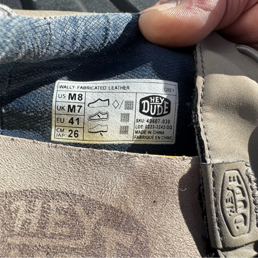 Hey Dude Men's Jeans in Gray